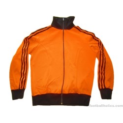 1970s Adidas Vintage Orange Tracksuit Top