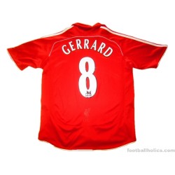 2006/2008 Liverpool Gerrard 8 Home