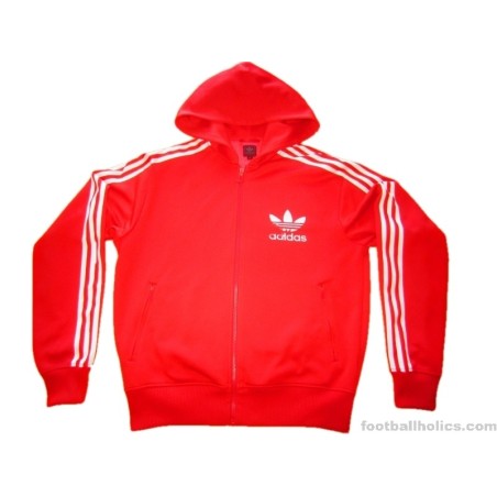2009 Adidas Originals Trefoil Red Hoodie