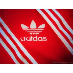 2009 Adidas Originals Trefoil Red Hoodie
