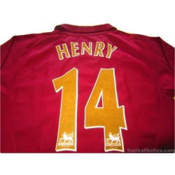 2005/2006 Arsenal 'Highbury' Henry 14 Home