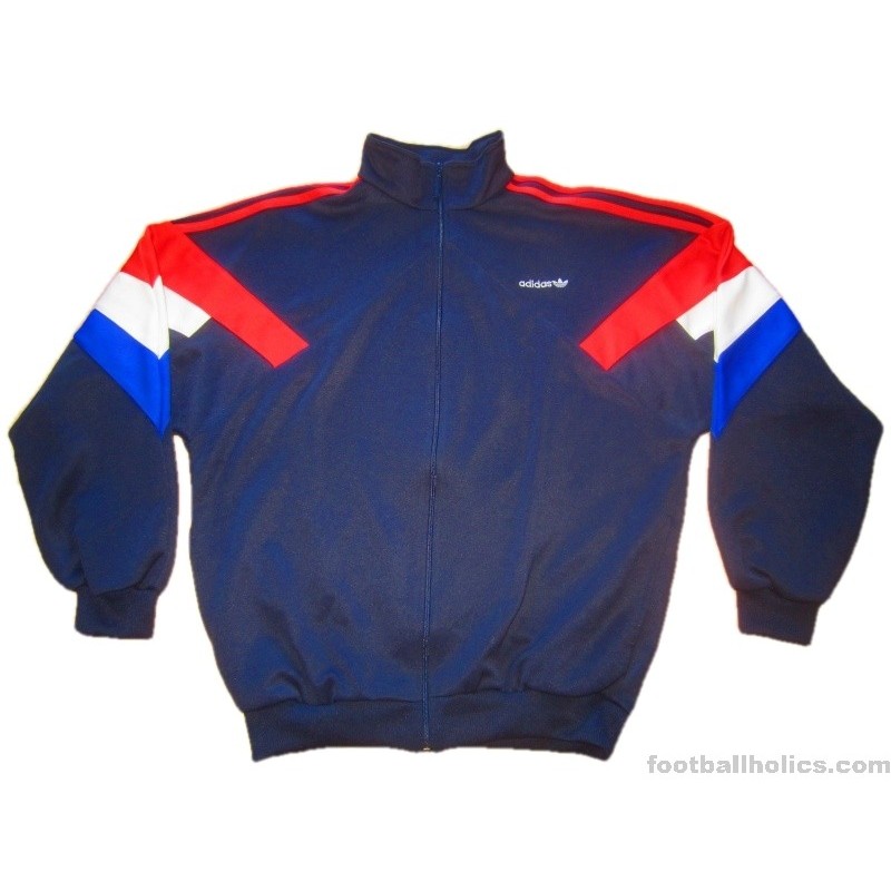 1980s Adidas Trefoil 'France' Tracksuit Top