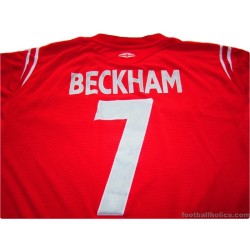 2004/2006 England Beckham 7 Away