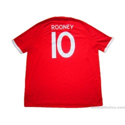 2010/2011 England Rooney 10 Away