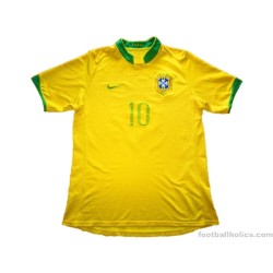 2006/2008 Brazil Ronaldinho 10 Home