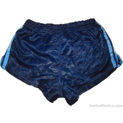 1980s Adidas Navy Blue Nylon Shorts