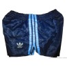 1980s Adidas Navy Blue Nylon Shorts