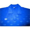 1980s Adidas Vintage Blue Polo