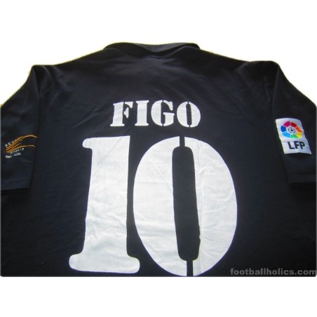 2001/2002 Real Madrid Figo 10 Centenary Away