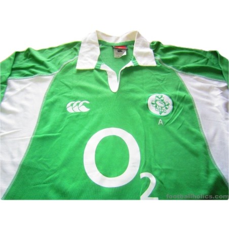 2004/2006 Ireland 'A' Wolfhounds Player Issue Home