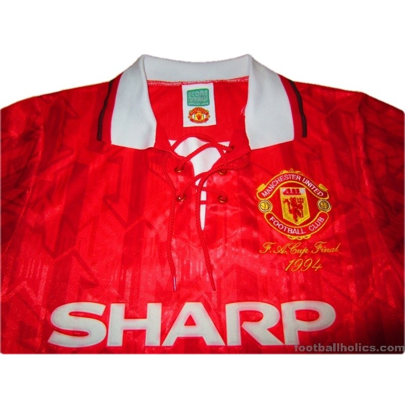 1992-94 Manchester United 'FA Cup Final' (Cantona) No.7 Retro Home