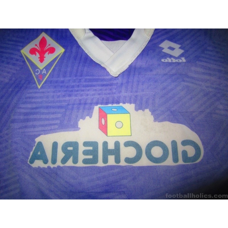 \ud83d\udc9f Fiorentina 'La Viola' Home Shirt 1992-93: Featuring classic 7up spo... |  TikTok