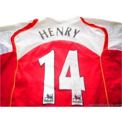 2004/2005 Arsenal Henry 14 Home