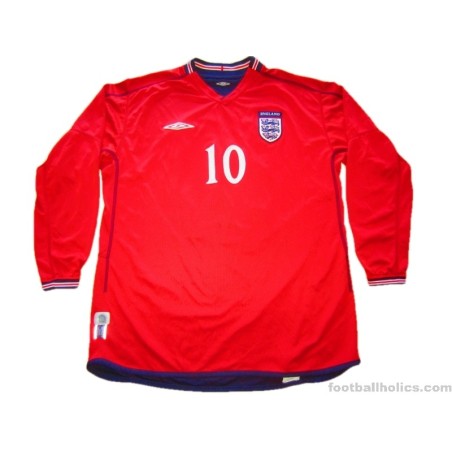 2002/2004 England (Owen) No.10 Away