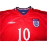 2002/2004 England (Owen) No.10 Away