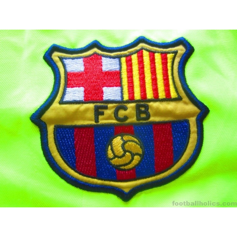 2006-07 orange Nike FC Barcelona Messi #19 away shirt, retroiscooler