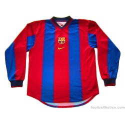 1998/2000 FC Barcelona Player Issue Home