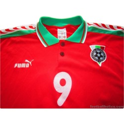 1996/1997 Bulgaria Match Worn Penev 9 Away