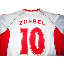 1999/2000 Poland Match Issue Zdebel 10 Home