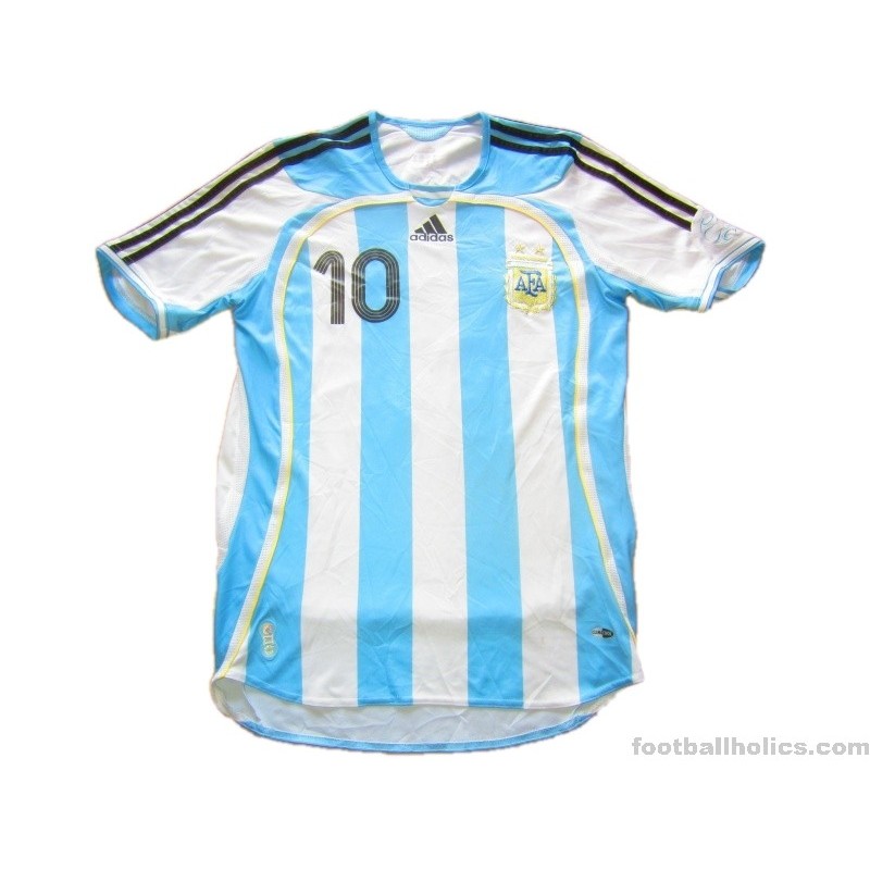 Argentina Alternative 2006 Shirt – Juan Roman Riquelme #10 Retro