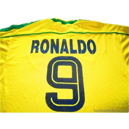 1998/2000 Brazil Ronaldo 9 Home