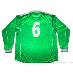 1999/2001 Northern Ireland Player Issue No.6 Home