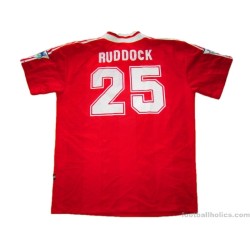 1995/1996 Liverpool Ruddock 25 Home