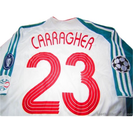 2006/2007 Liverpool Carragher 23 Champions League Third