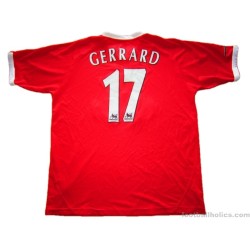 2001/2003 Liverpool Gerrard 17 European Home