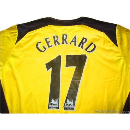 2004/2006 Liverpool Gerrard 17 Away