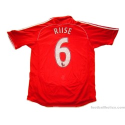 2006/2008 Liverpool Riise 6 Home