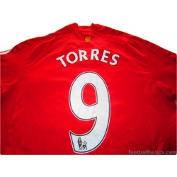 2008/2010 Liverpool Torres 9 Home