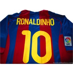 2004/2005 FC Barcelona Ronaldinho 10 Home