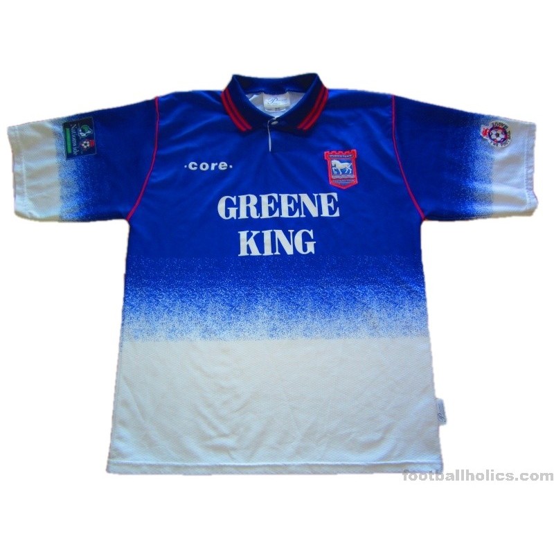 Ipswich town home shirt 1997/99 - listed on the site! #ipswich  #ipswichtownfc #ipswichtown #itf…