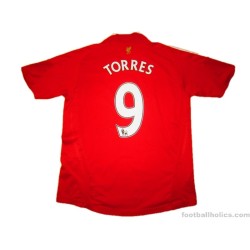 2008/2010 Liverpool Torres 9 Home
