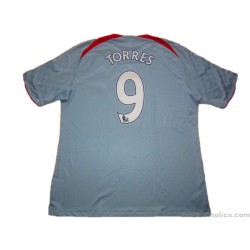 2008/2009 Liverpool Torres 9 Away