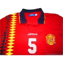 1994/1996 Spain (Abelardo) No.5 Retro Home