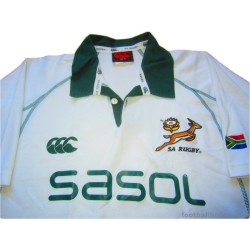 2004/2005 South Africa Springboks Player Issue Away