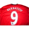 2009/2010 Manchester United Berbatov 9 Home