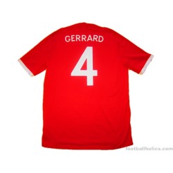 2010/2011 England Gerrard 4 Away