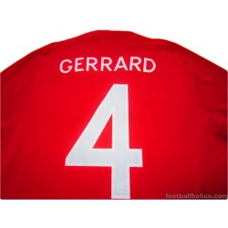 2010/2011 England Gerrard 4 Away