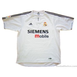 2003/2004 Real Madrid Player Issue Home