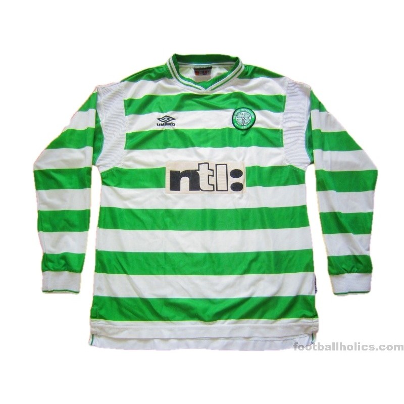 1999-01 Celtic Home L/S Shirt (Larsson) #7