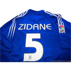 2004/2005 Real Madrid Zidane 5 Third