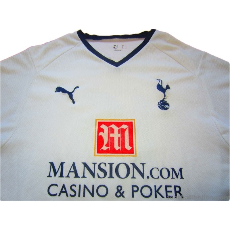 2008-09 Tottenham Hotspur Home S/S No.3 BALE 08-09 Premier League jersey  shirt