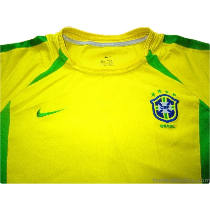 2002-04 Brazil Home Shirt
