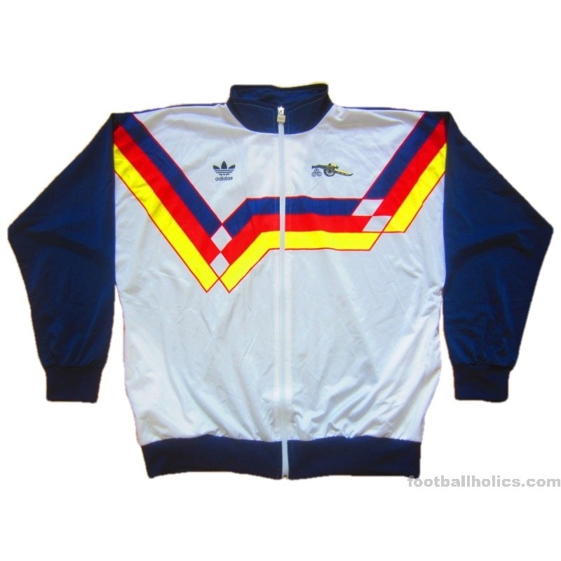 arsenal retro tracksuit top