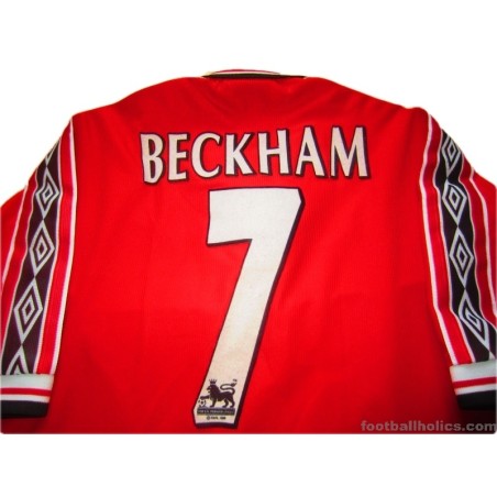 1998/2000 Manchester United Beckham 7 Home