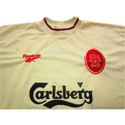 1996/1997 Liverpool Player Issue Stensgaard 15 Prototype Away