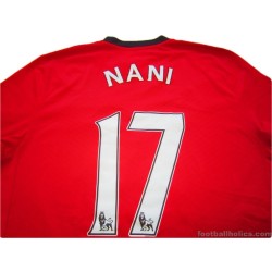 2009/2010 Manchester United Nani 17 Home